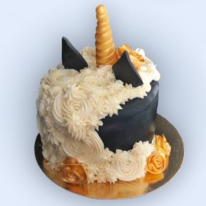 Gourmandelices de Claudia - Cake Design - Cupcakes - Licorne Noire