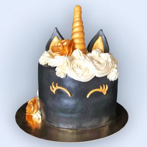 Gourmandelices de Claudia - Cake Design - Cupcakes - Licorne Noire