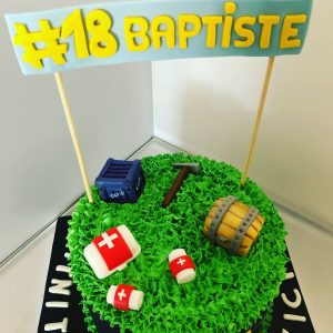 Gourmandelices de Claudia - Cake Design - Fortnite - 18 ans Baptiste