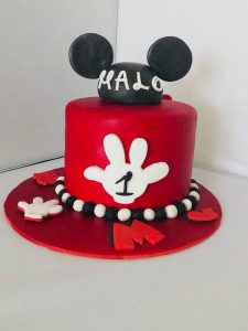 Gourmandelices de Claudia - Cake Design - Mickey -1 an Malo