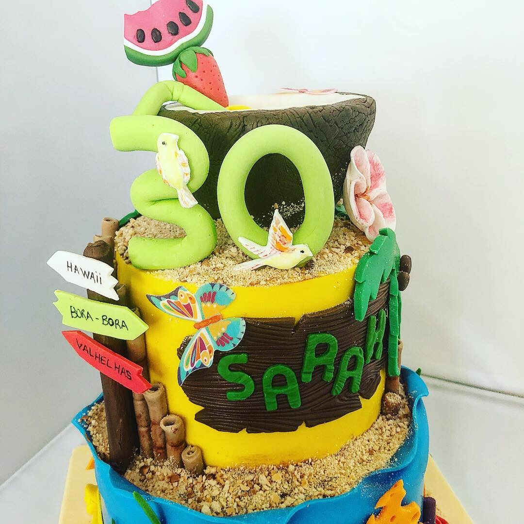 Gourmandelices de Claudia - Cake Design - Vacances - 30 ans Sarah