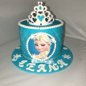 Gourmandelices de Claudia - Cake Design - Reine des Neiges - 5 ans Leana