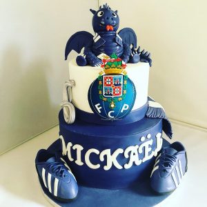 Gourmandelices de Claudia - Cake Design - FC Porto - 6ans Mickaël