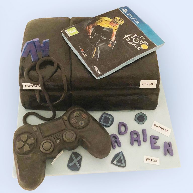 Gâteau PS4 : 14 ans Adrien