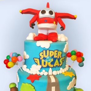 Gourmandelices de Claudia - Cake Design - Super Wings - 3 ans Lucas