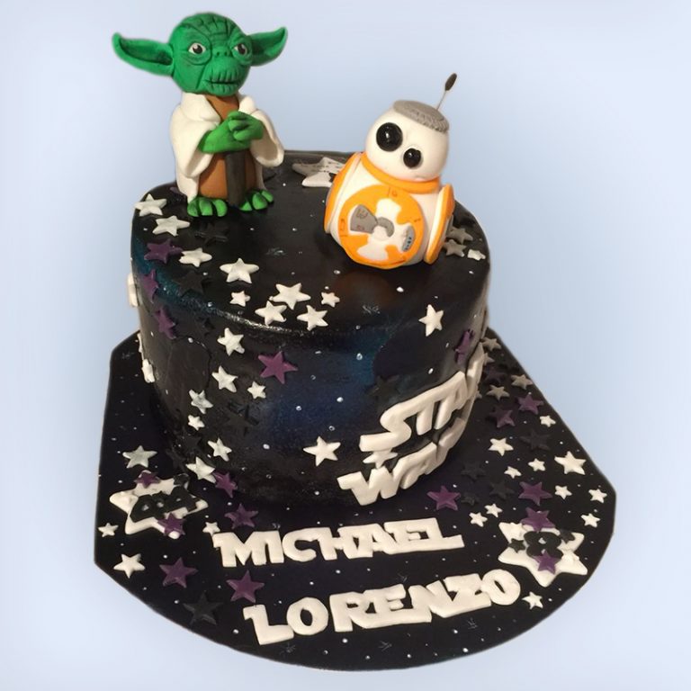 Lire la suite à propos de l’article Gâteau Star Wars : 44 ans Michael & 8 ans Lorenzo