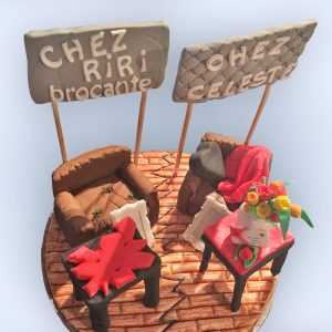 Gourmandelices de Claudia - Cake Design - Brocante - Chez Riri & Céleste