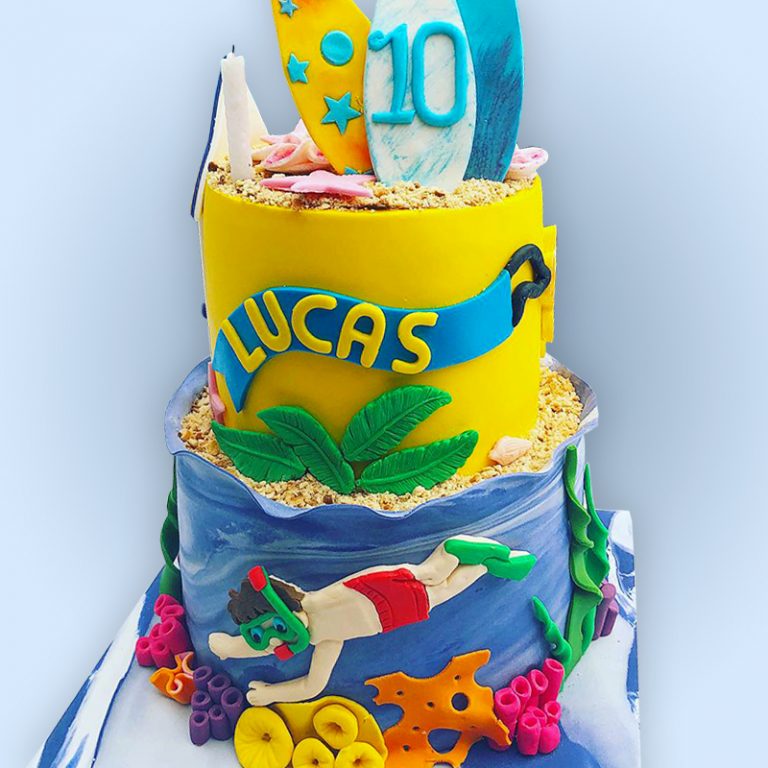 Gâteau d’anniversaire : 10 ans Lucas
