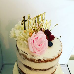Gourmandelices de Claudia - Cake Design - Naked Cake - 30 ans Fanny