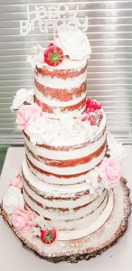 Gourmandelices de Claudia - Cake Design - Nacked Cake - 30 ans Pauline