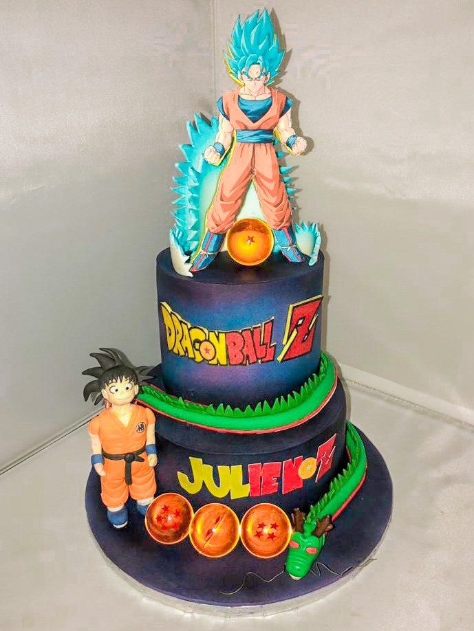 Gâteau Dragon Ball Z : 27 ans Julien