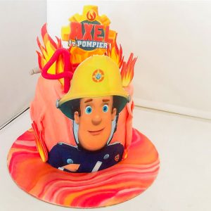 Gourmandelices de Claudia - Cake Design - Axel le Pompier