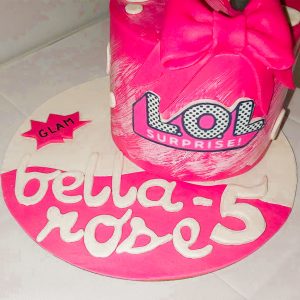 Gourmandelices de Claudia - Cake Design - Poupées LOL - 5 ans Bella-Rose