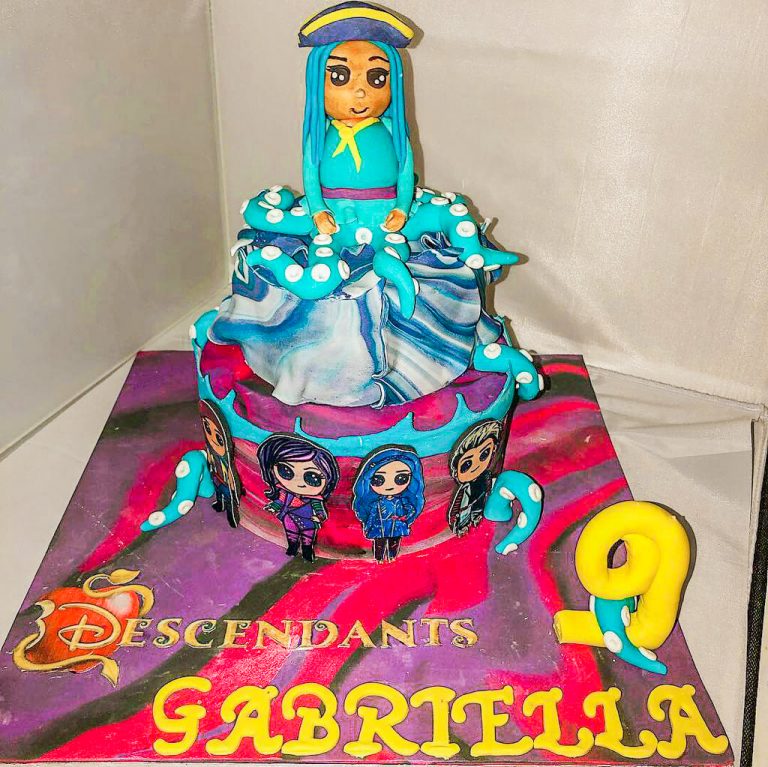 Gâteau The Descendants : 9 ans Gabriella