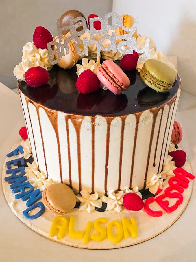 Gourmandelices de Claudia - Cake Design - Layer Cake - Anniversaire Fernand Alison Cesar
