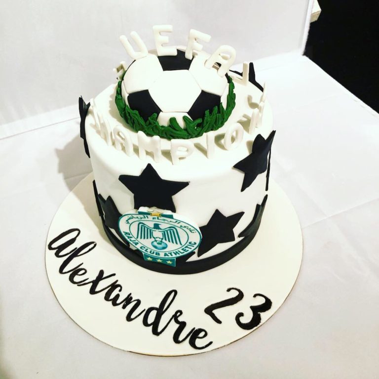 Gâteau football “league des champions”