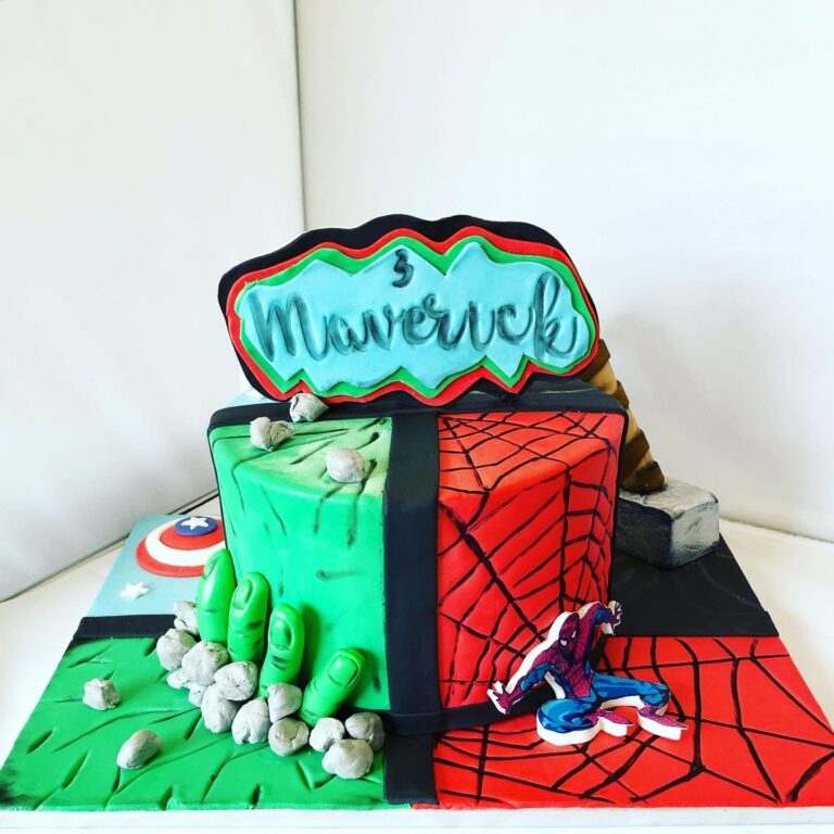 Gâteau Avengers Marvel  : 3 ans Maverick