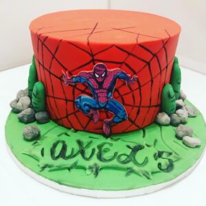 Gourmandelices de Claudia - Cake Design - Hulk et Spiderman