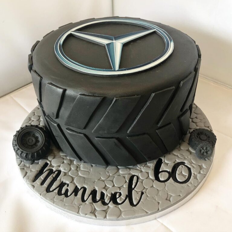 Gâteau Pneu  : 60 ans Manuel