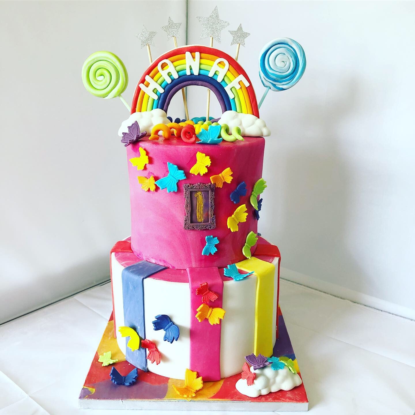 Gourmandelices de Claudia - Cake Design - Gateau multicolor