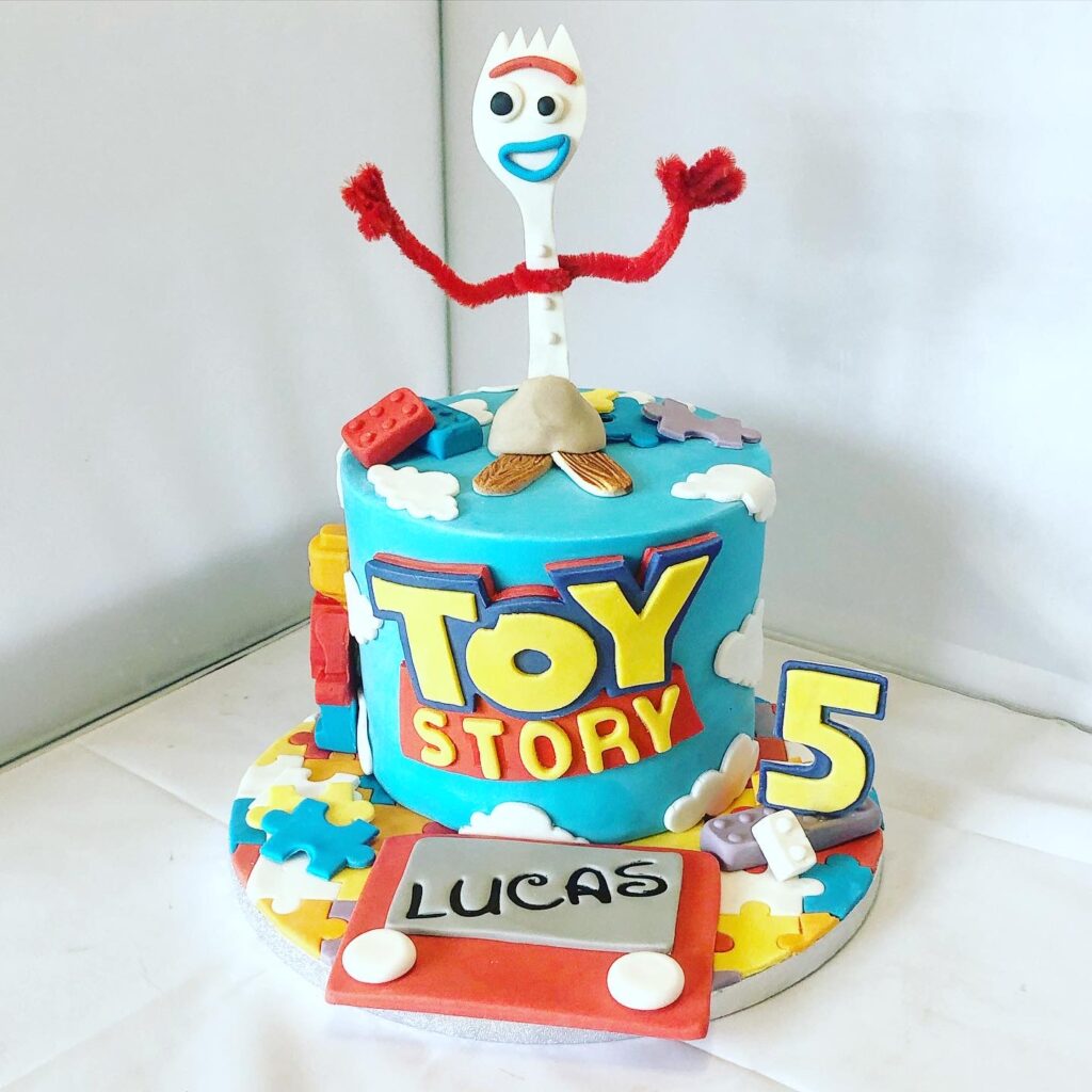 Lire la suite à propos de l’article Gâteau toy story (fourchette) : 5 ans Lucas